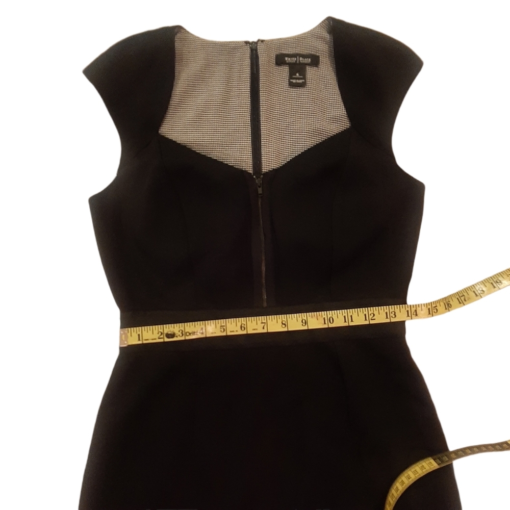 *SOLD* White House Black Market 2 Zippers Dress- SZ 6 - Picture 10 of 16